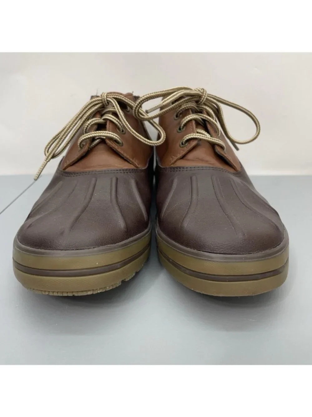 Sperry Fowl Weather Chukka Duck Rain Boots Waterproof Brown Mens 10